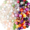UV Color Changing Beads , Mixed Color Round Resin Beads for DIY Bracelet Necklace Jewelry Making